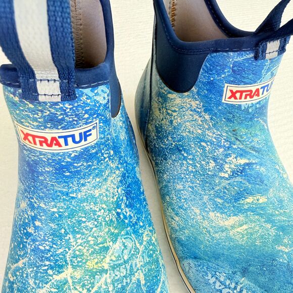 Size 7 D - Xtratuf 6 Inch Ankle Deck Boot, Mossy Oak Coastal Inshore Men's Boot - Picture 10 of 10
